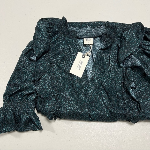 🆕 Matilda Jane Good Hart GH Ruffle It Up Dot Print Puff Sleeve Blouse - Picture 4 of 8